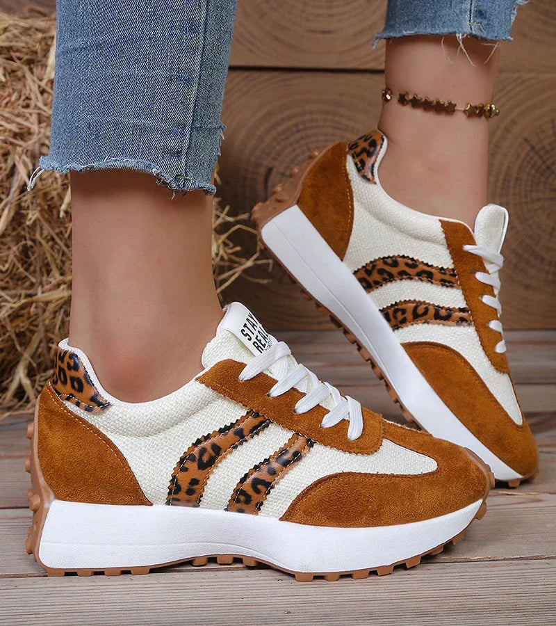 Damen Ergonomische Plateau-Sneakers