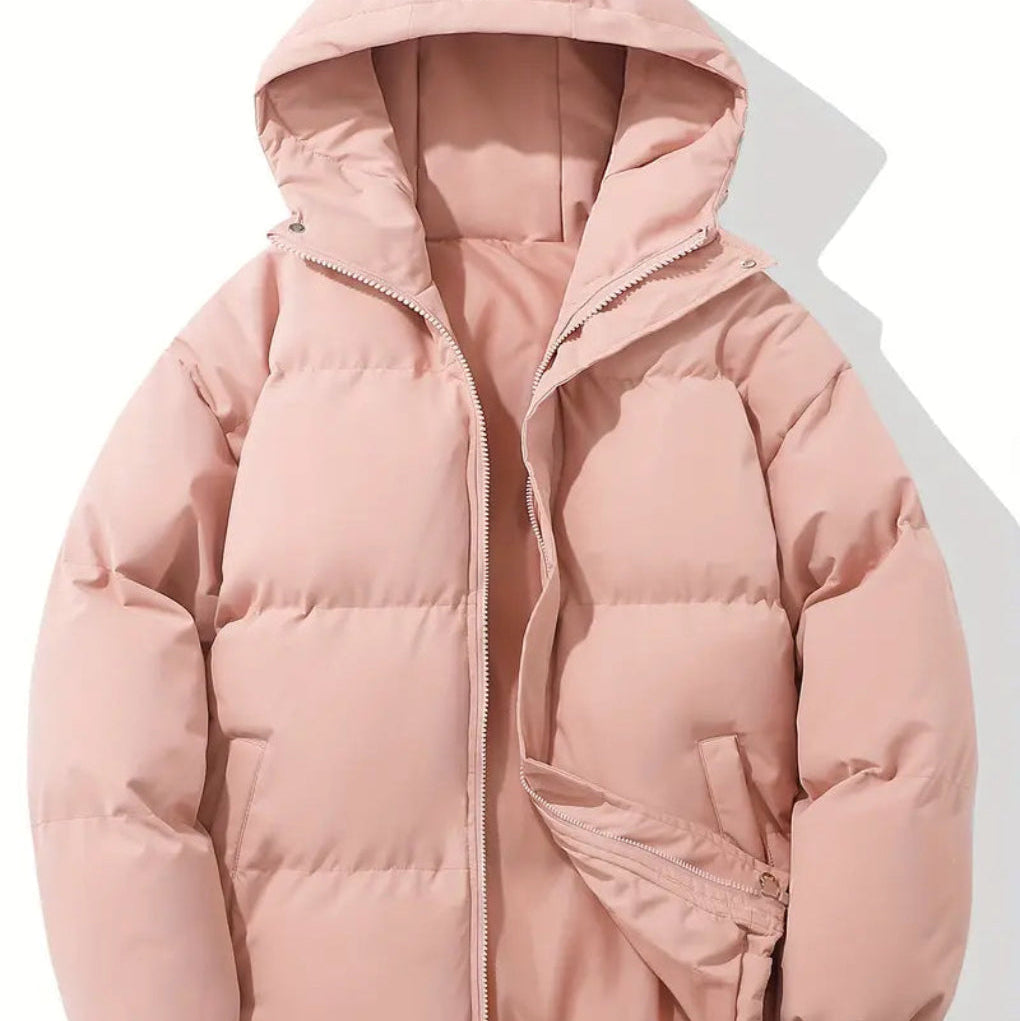 Trendige Steppjacke mit Kapuze für die kalte Tage