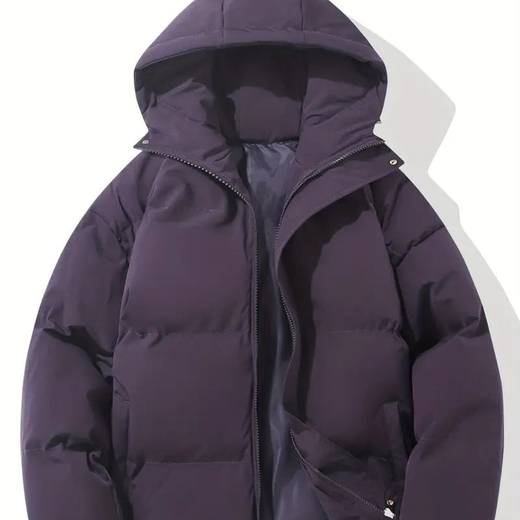Trendige Steppjacke mit Kapuze für die kalte Tage
