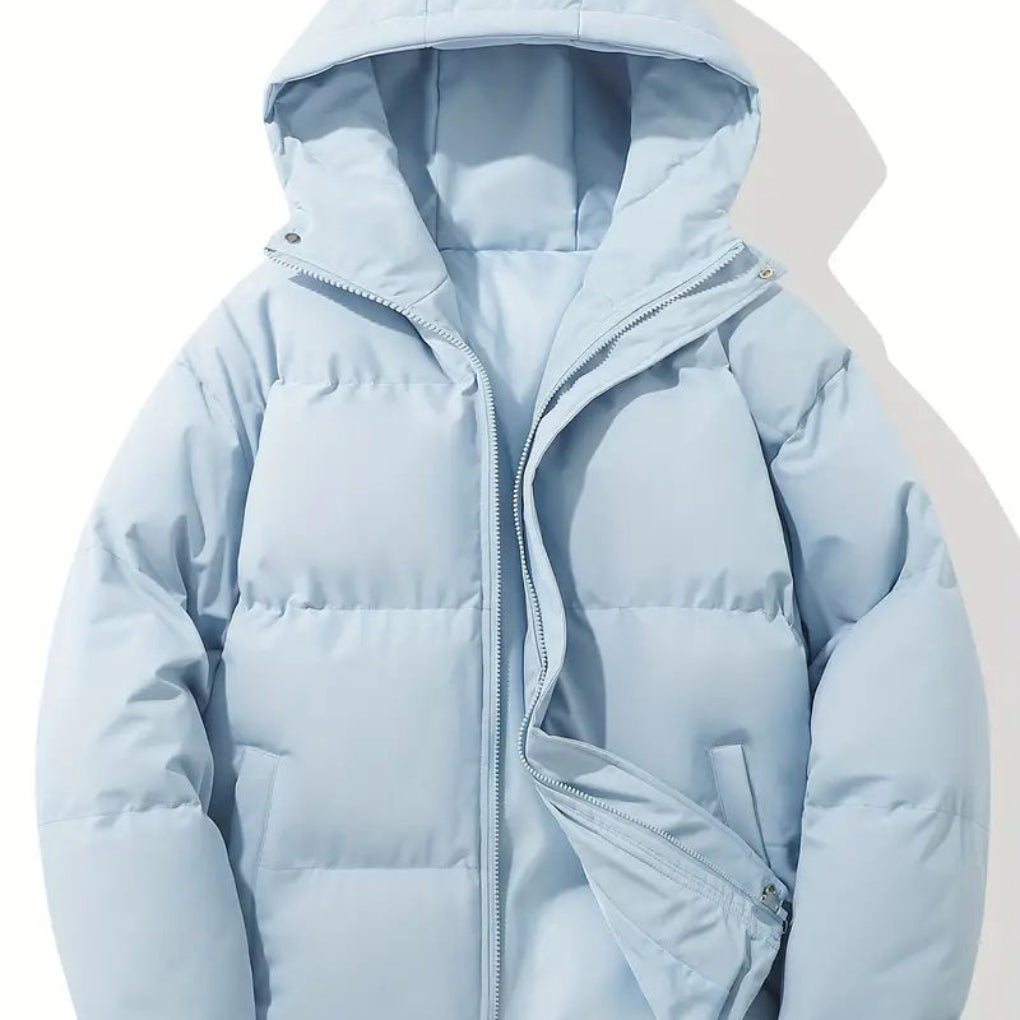 Trendige Steppjacke mit Kapuze für die kalte Tage