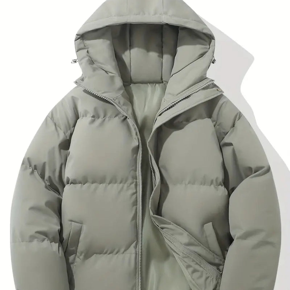 Trendige Steppjacke mit Kapuze für die kalte Tage