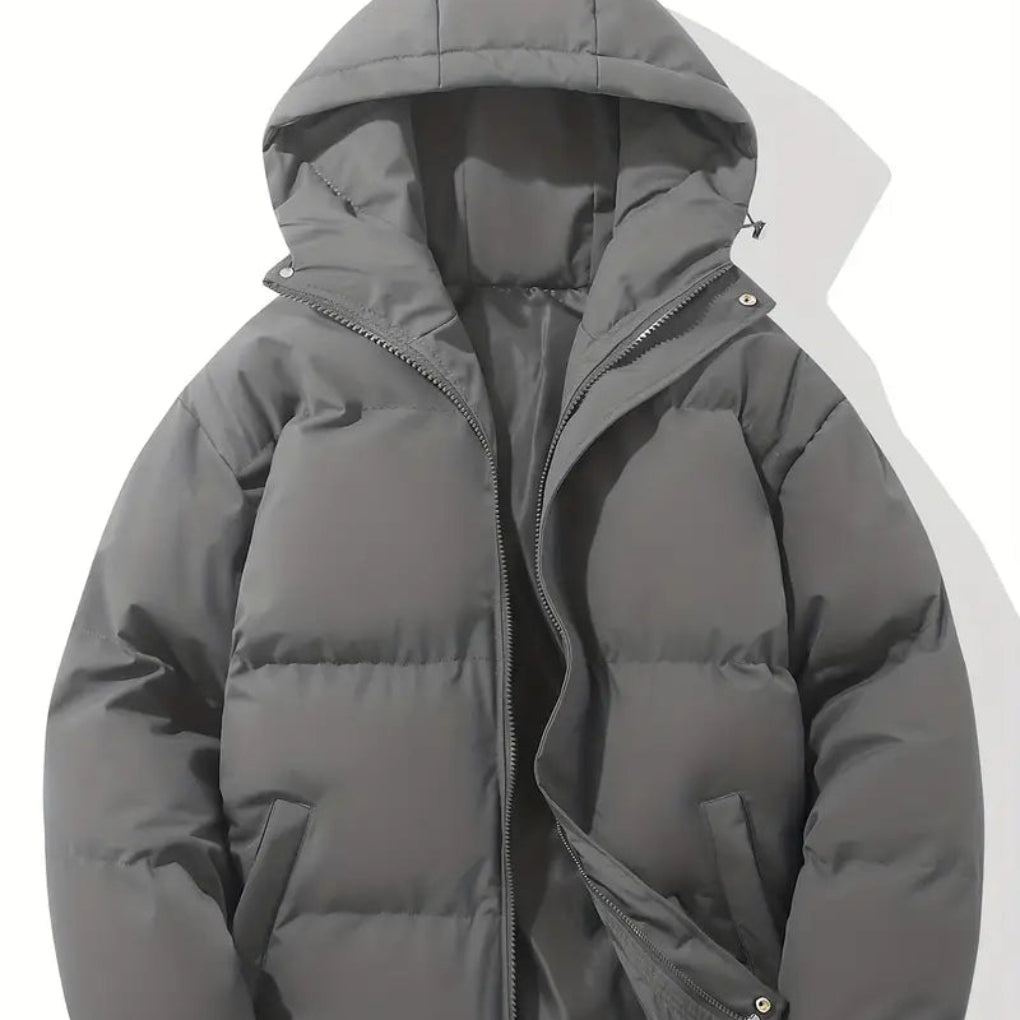 Trendige Steppjacke mit Kapuze für die kalte Tage