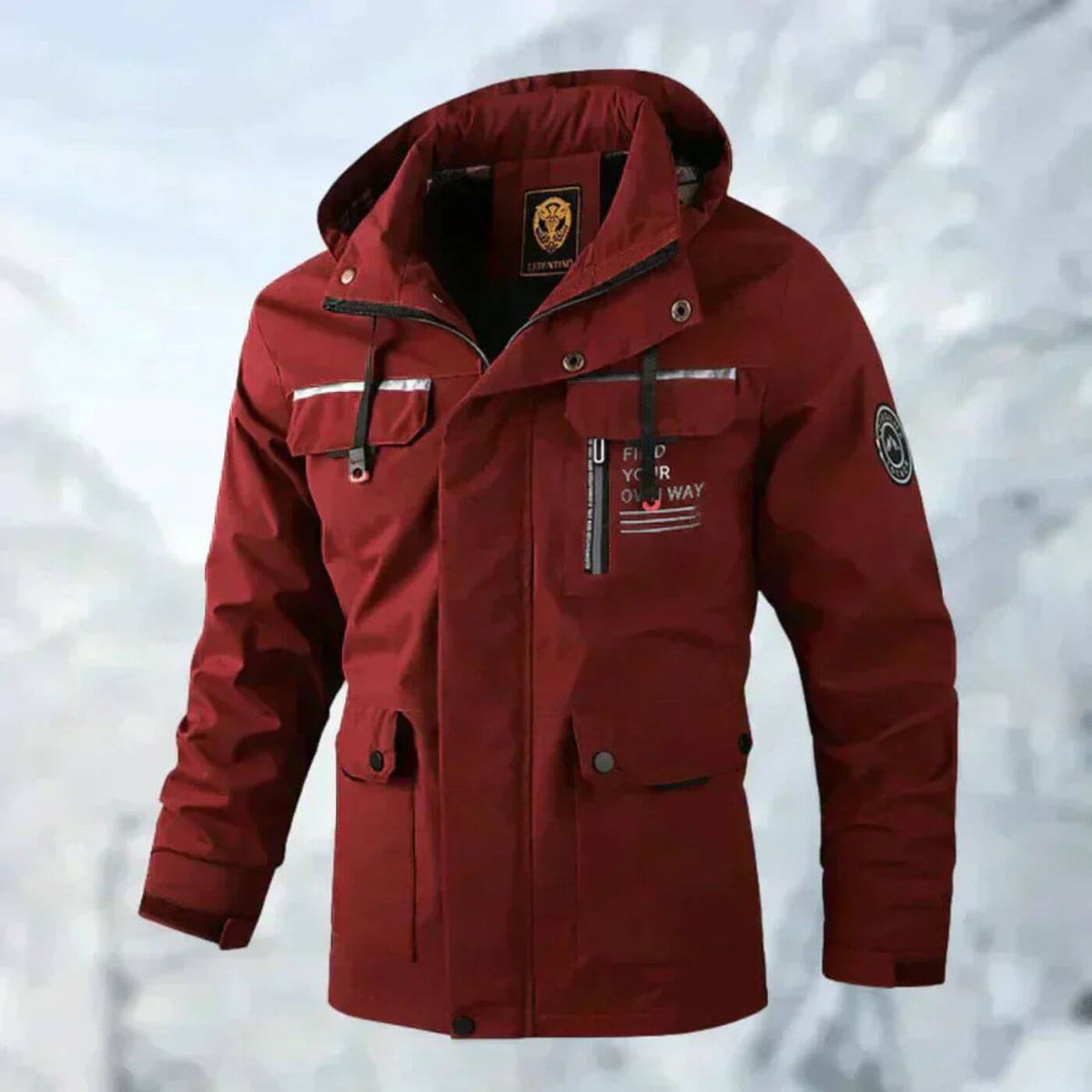 Herren Wetterfeste Outdoor-Jacke
