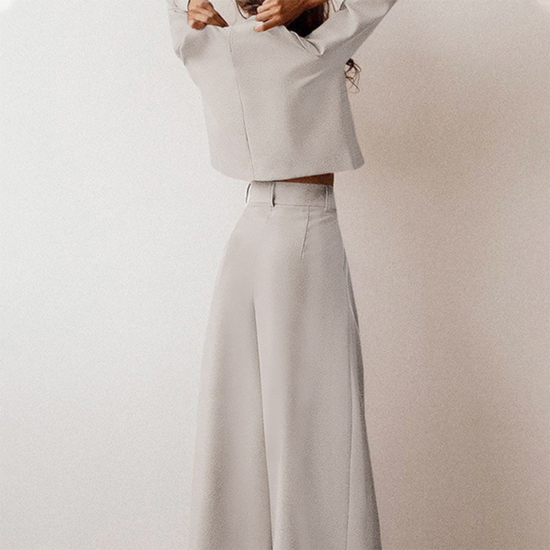 Elegantes zweiteiliges Palazzo-Set