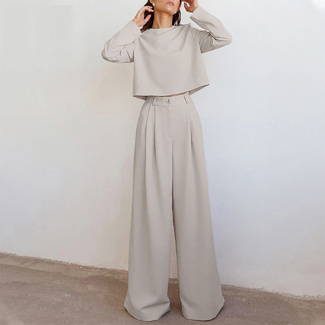 Elegantes zweiteiliges Palazzo-Set