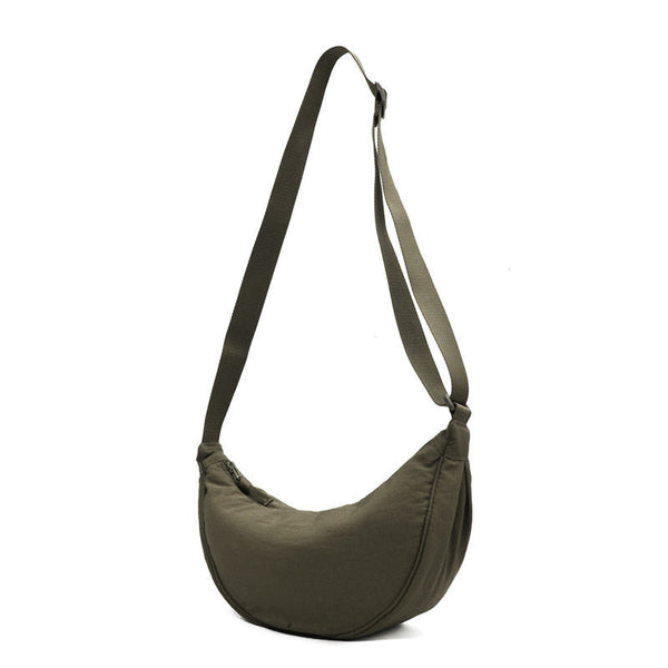 Geräumige Nylon-Umhängetasche für Damen