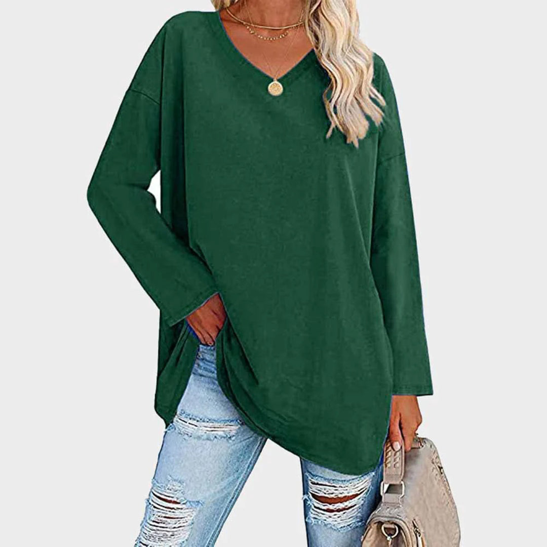 Elegantes Langarm-Top