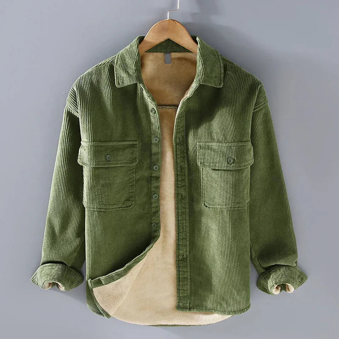 Warmes Vintage Casual Herrenhemd