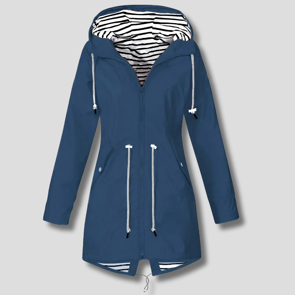 Wasserdichte Jacke mit Kapuze für Damen