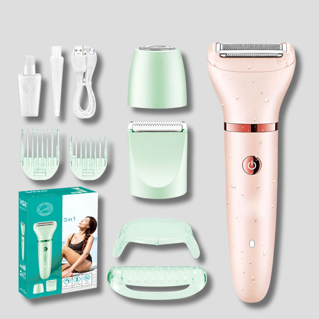 SmoothShave – 3-in-1-Damenrasierer