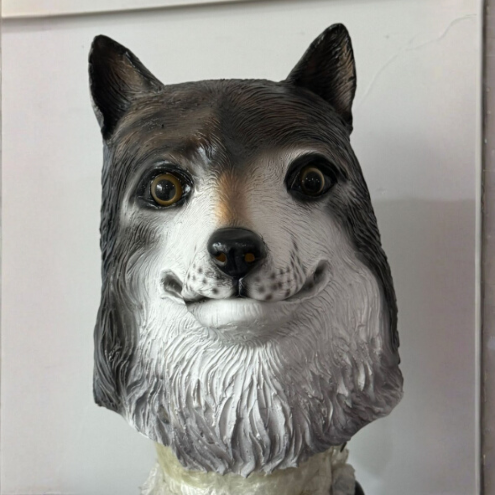 Realistische Wolfsmaske