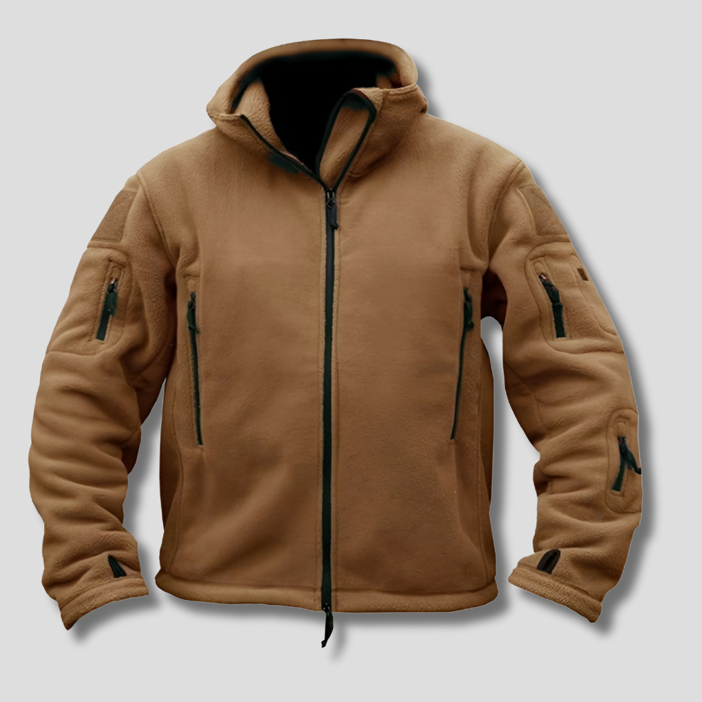 Windabweisende Outdoor-Fleecejacke für Herren – Robuste Schicht für jeden Tag