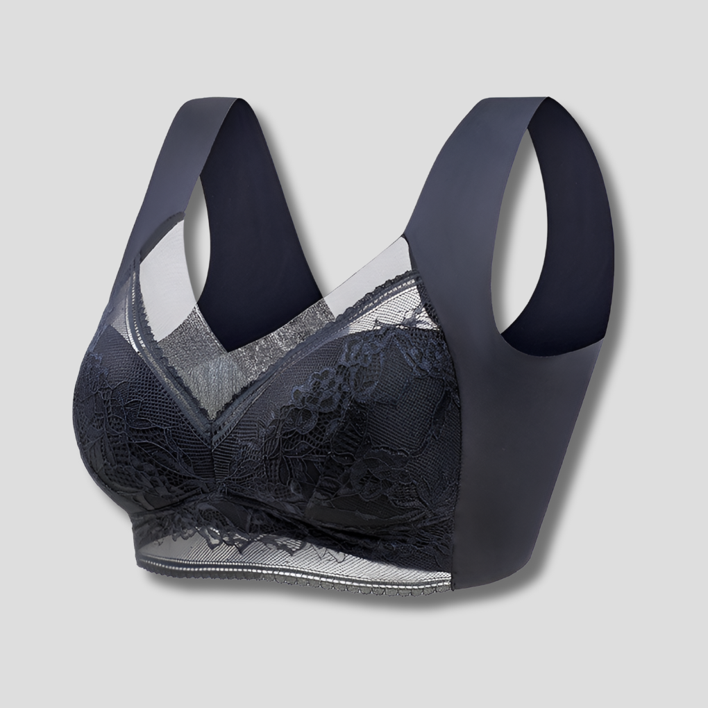 Nahtloses Push-Up-Spitzen-Bralette