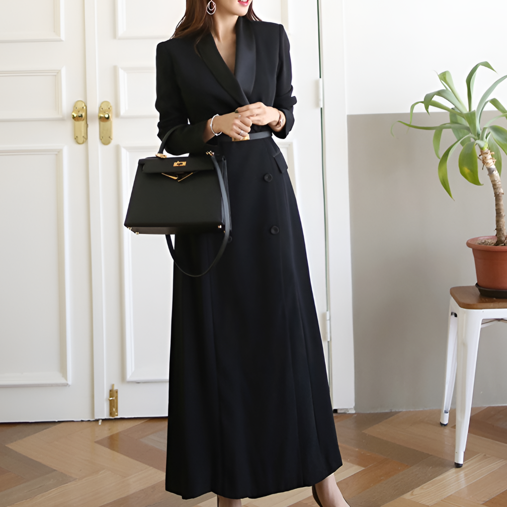 Moderner Zweireiher-Blazer im Büro-Look