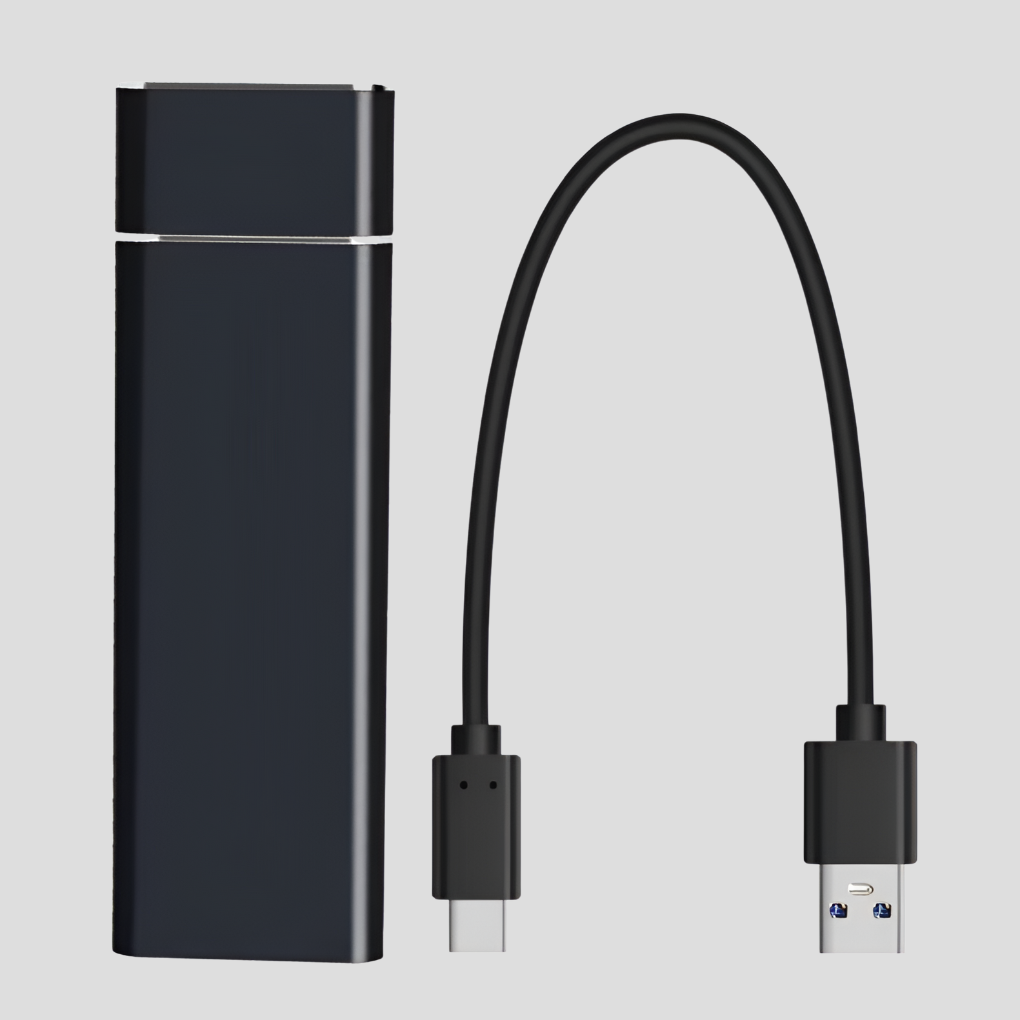 Tragbare externe SSD-Festplatte