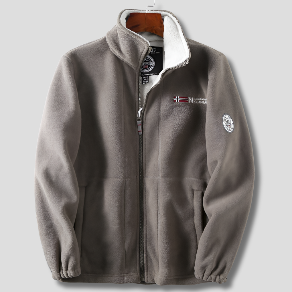 Winddichte und bequeme Herren-Fleecejacke