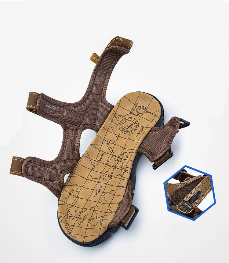 Orthopädische Sandalen mit Klettverschluss für Herren und Damen