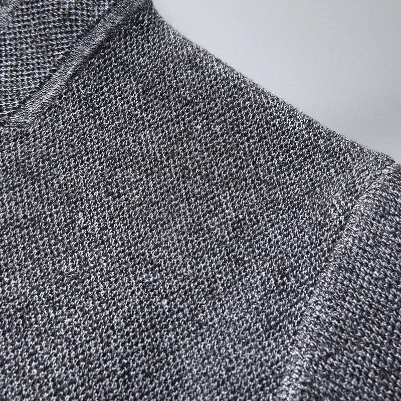 Herren Eleganter Strukturierter Strickcardigan