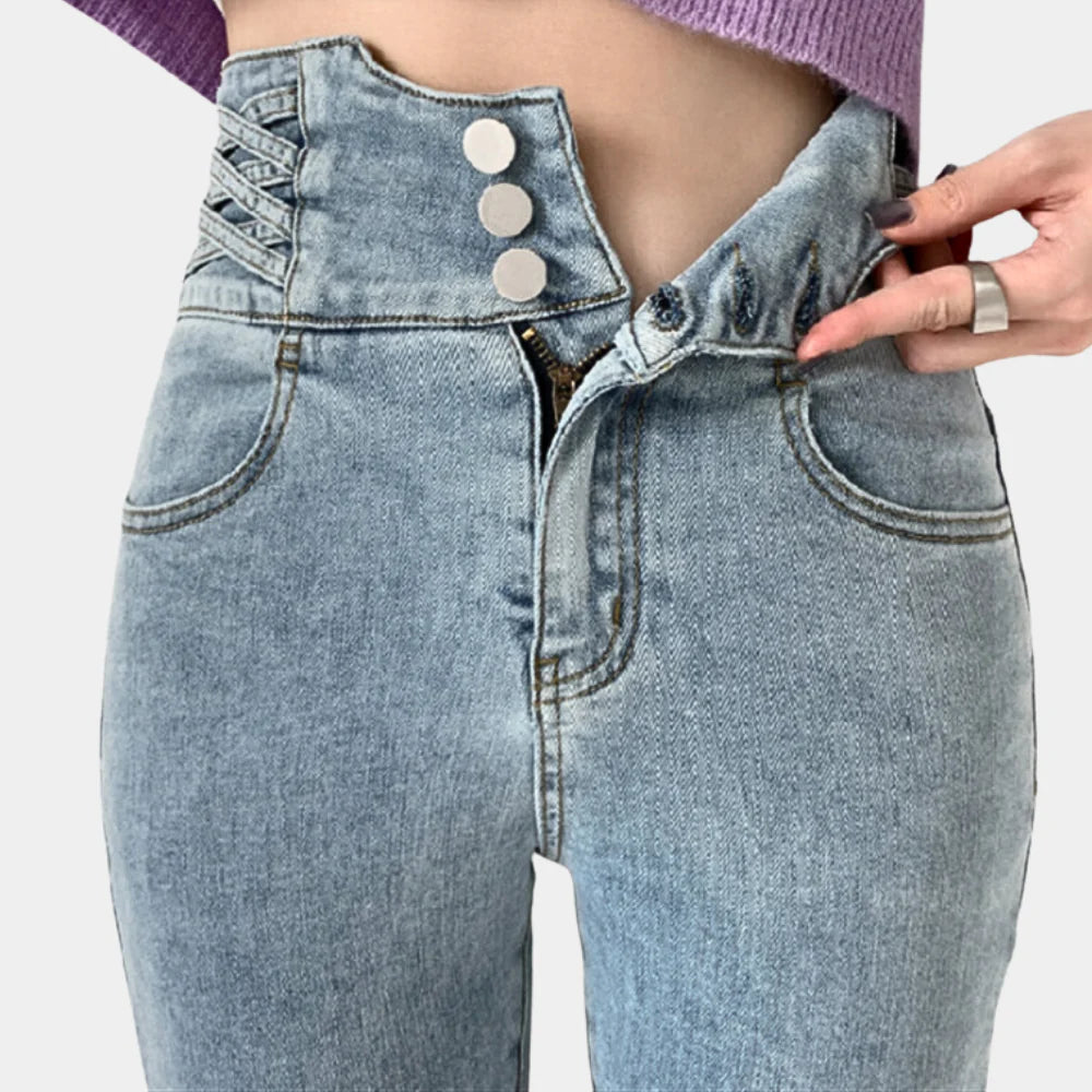 High Waist Jeans für Damen