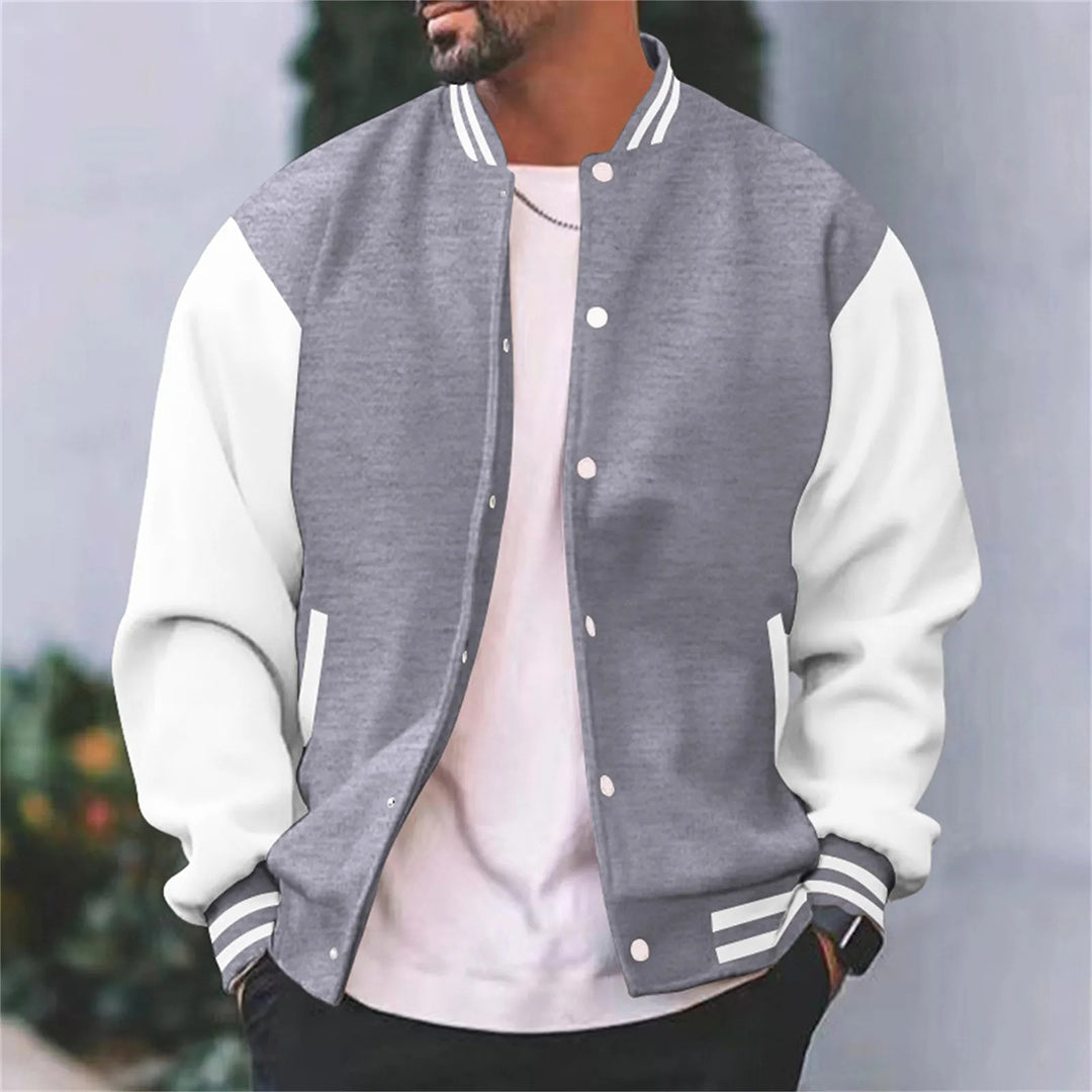 Lässige Baseballjacke für Herren für den Herbst
