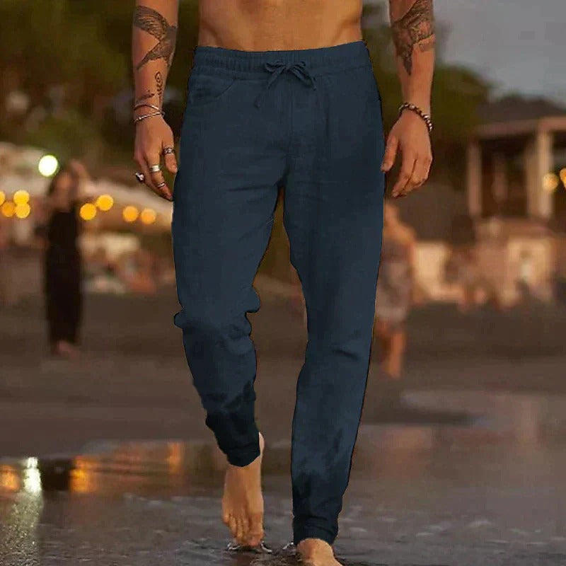 Jaxx – Casual Leinenhose für Herren