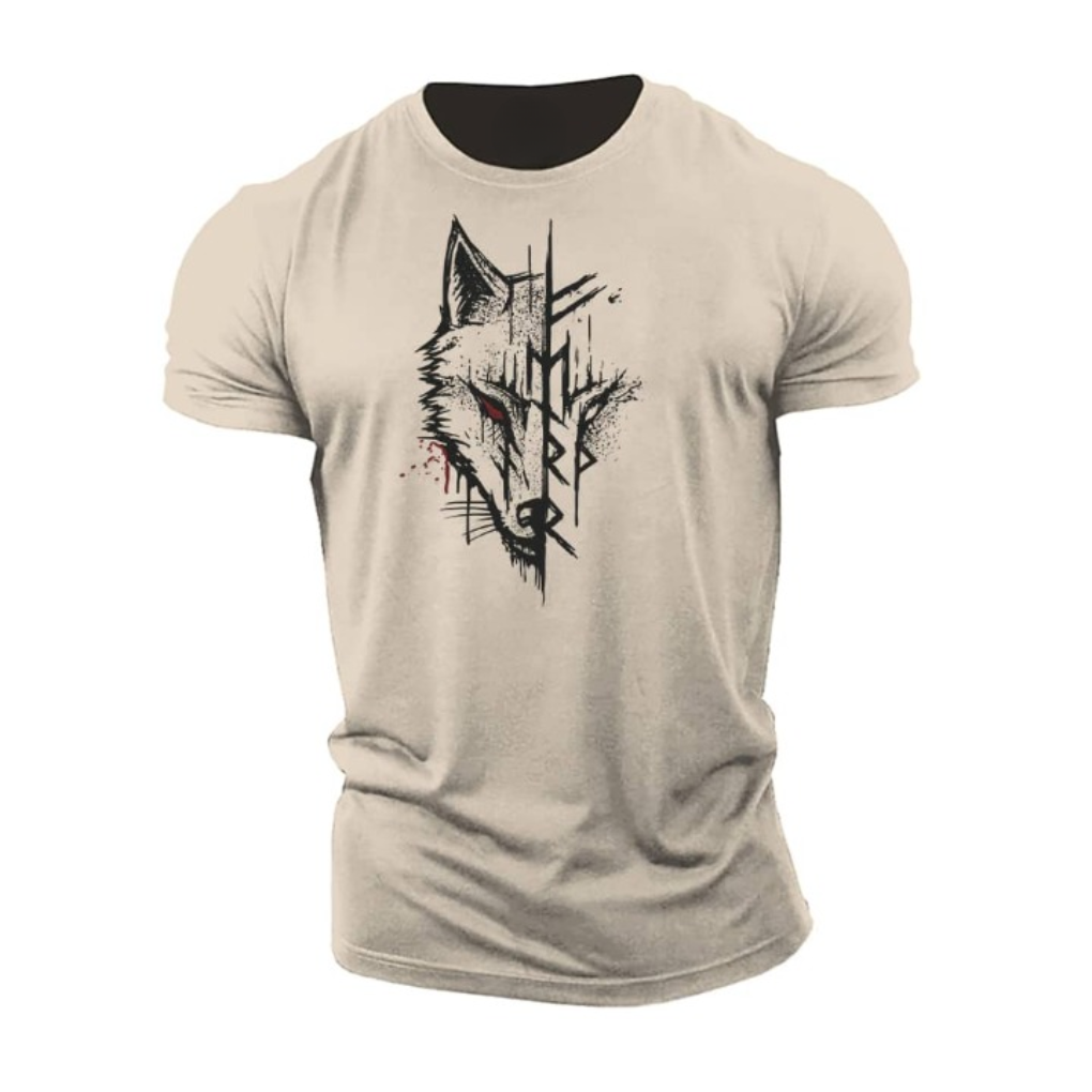 Kurzärmeliges Baumwoll-T-Shirt für Herren