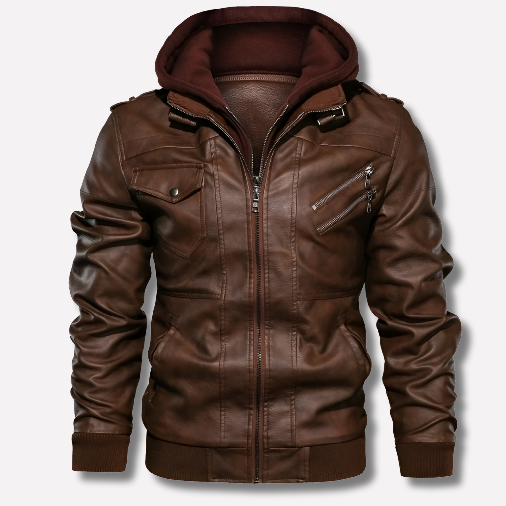 Herren-Hoodie-Jacke mit mehreren Taschen