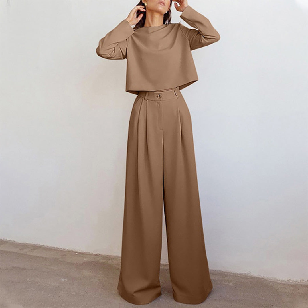 Elegantes zweiteiliges Palazzo-Set