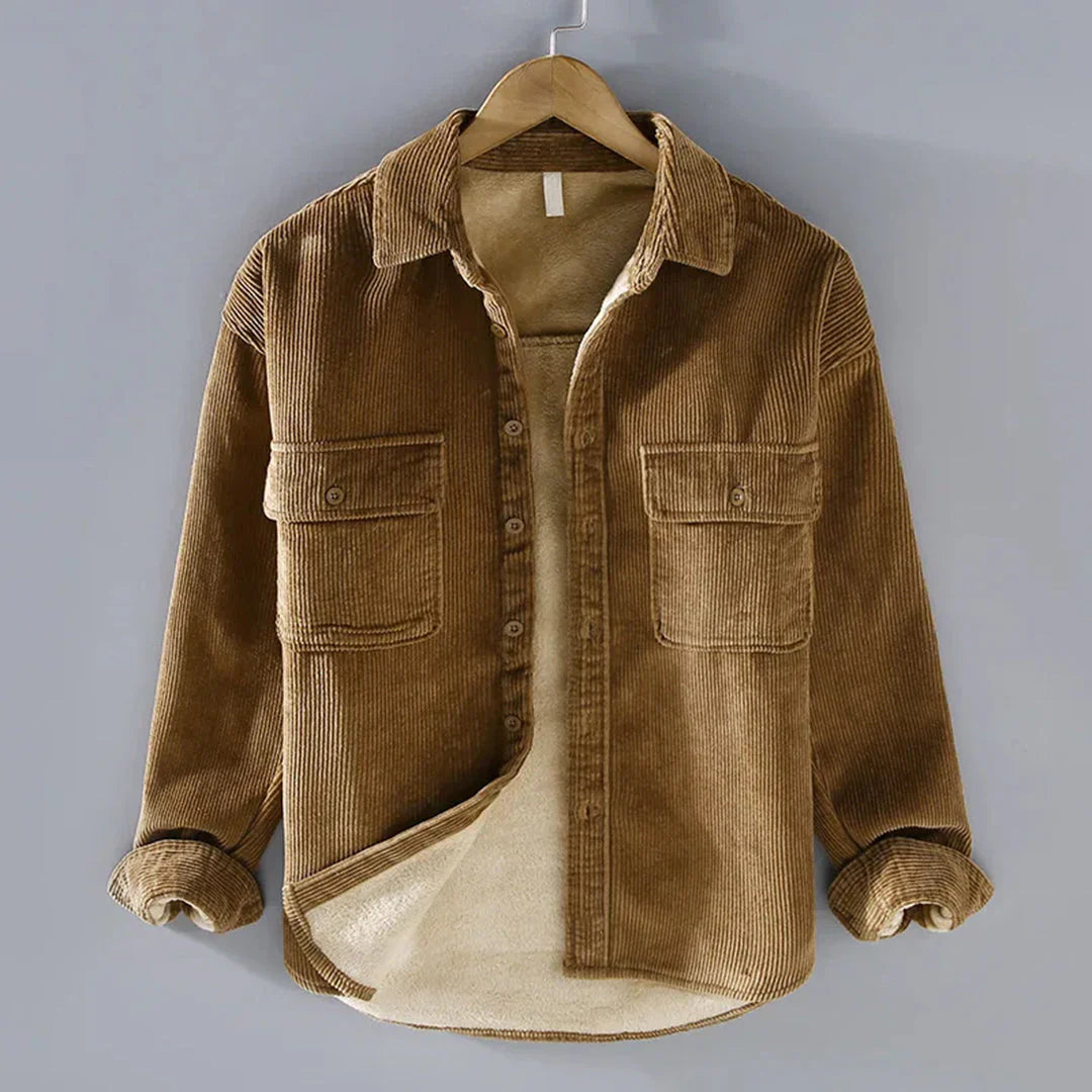 Warmes Vintage Casual Herrenhemd