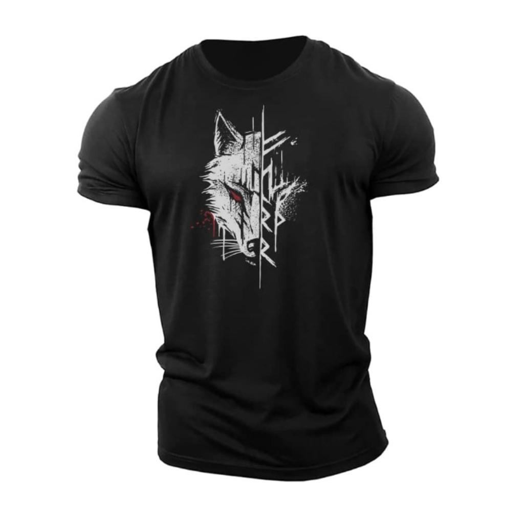 Kurzärmeliges Baumwoll-T-Shirt für Herren