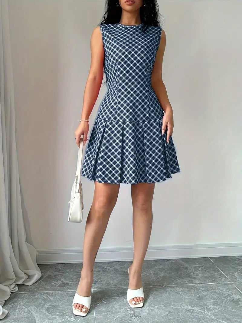 Modisches Sommerkleid - ärmellos, A-Linien-Passform, bequem & elegant für jeden Anlass
