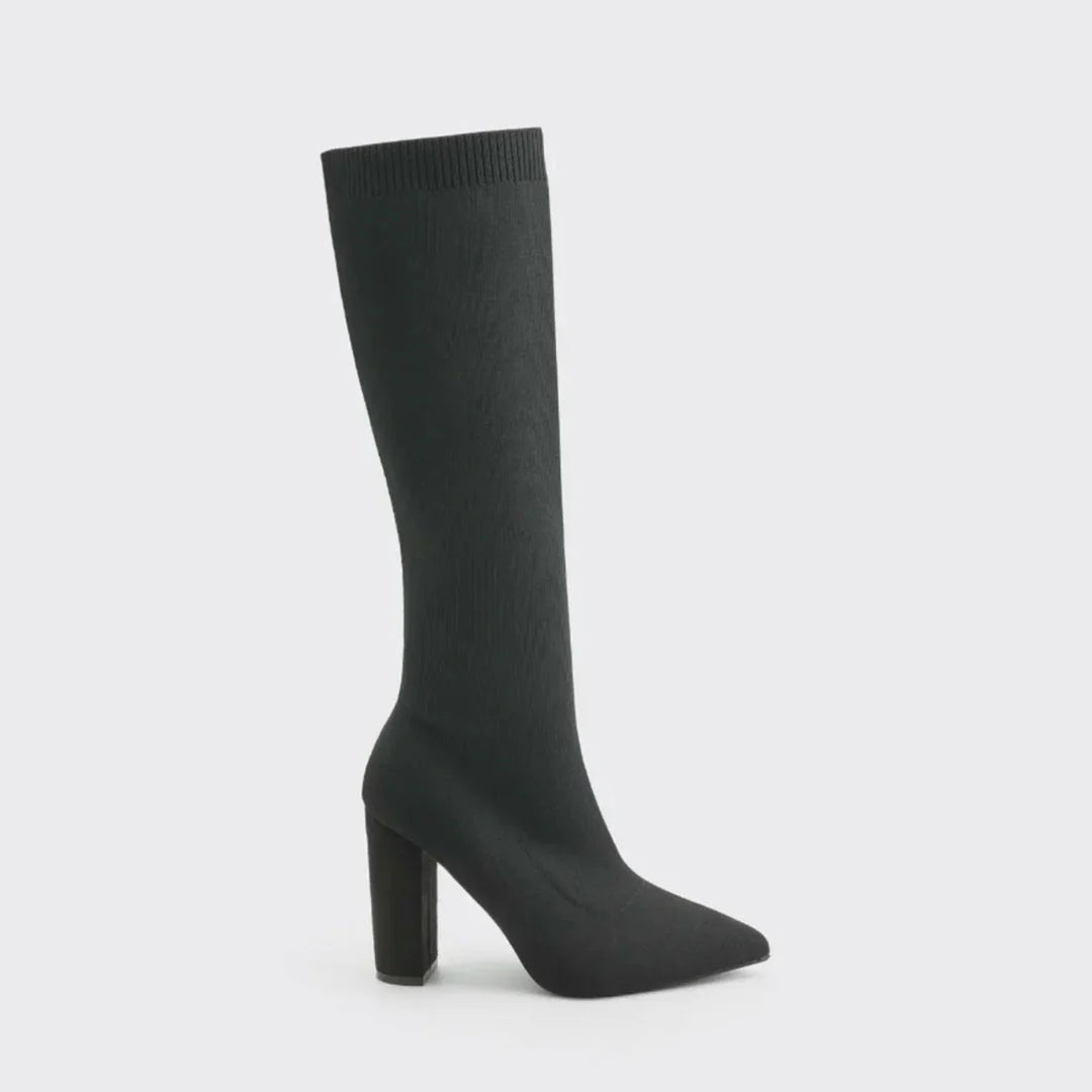 Kniehohe Stretchstiefel für Damen Mühelose Eleganz mit alltäglichem Komfort