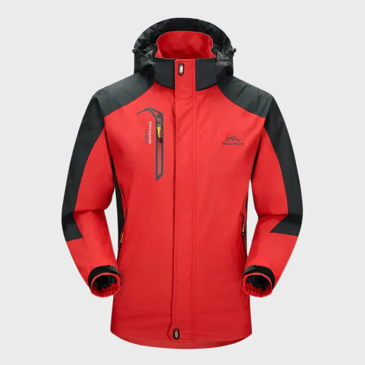 Wasserdichte Windjacke mit Kapuze für Herren