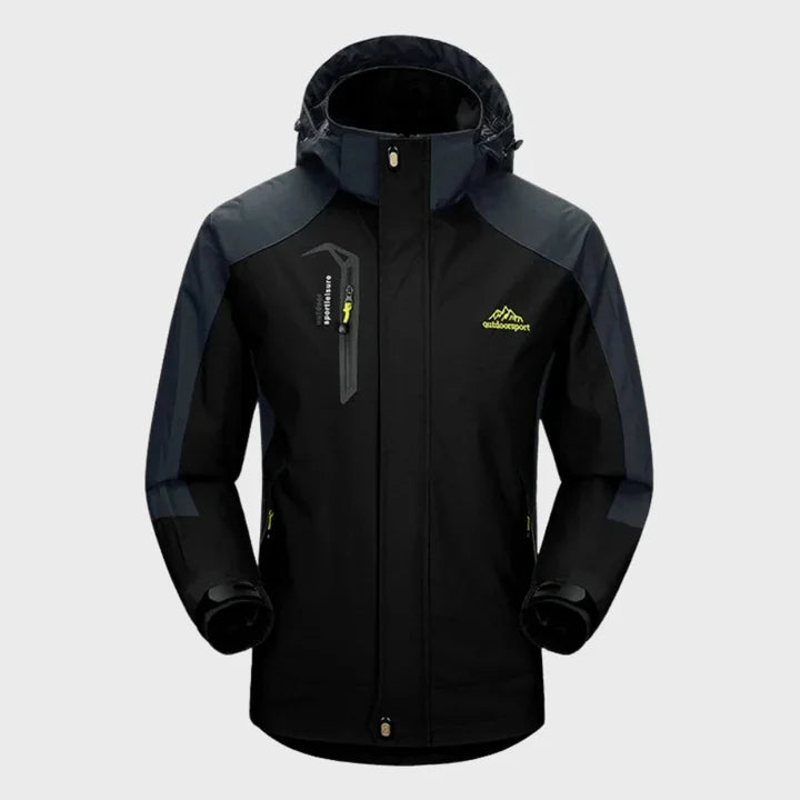 Wasserdichte Windjacke mit Kapuze für Herren