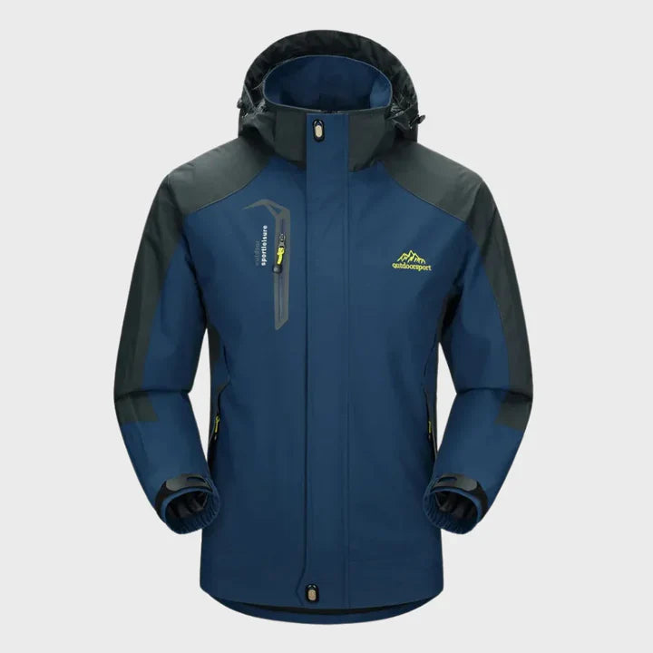 Wasserdichte Windjacke mit Kapuze für Herren