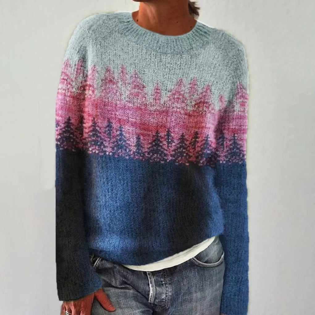 Damenpullover Winter Vintage Design