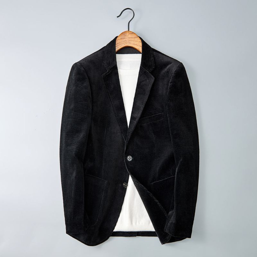 Elegante Freizeitjacke aus Cord mit strukturierter Passform