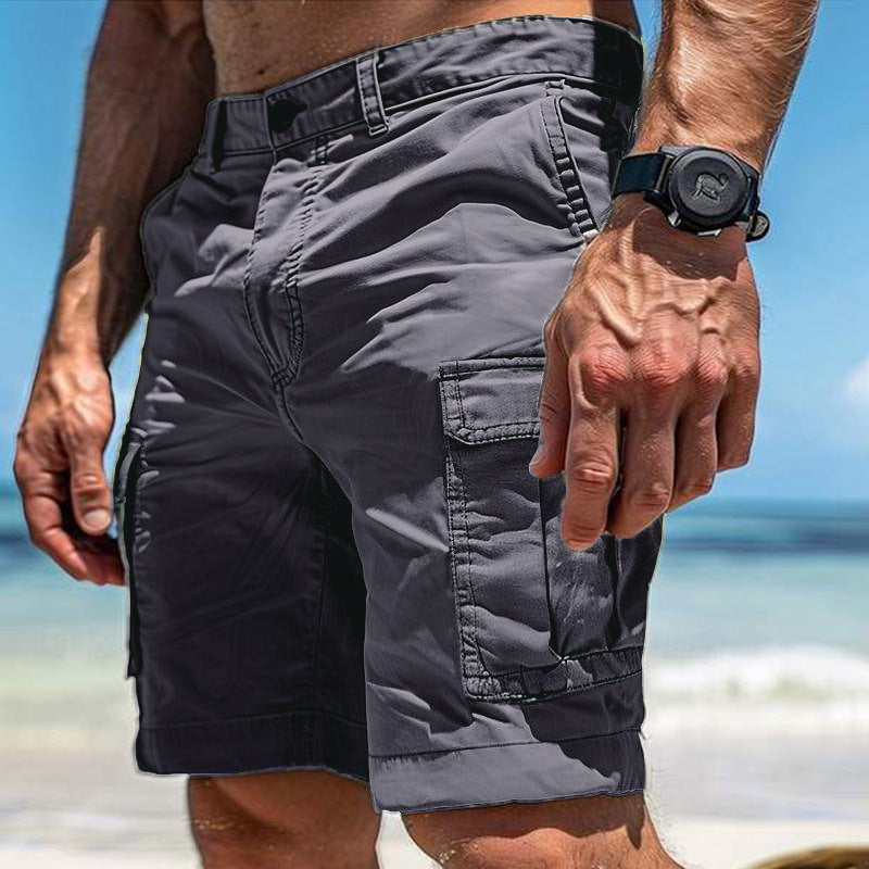 Herren Bequeme Baumwoll Cargo Shorts