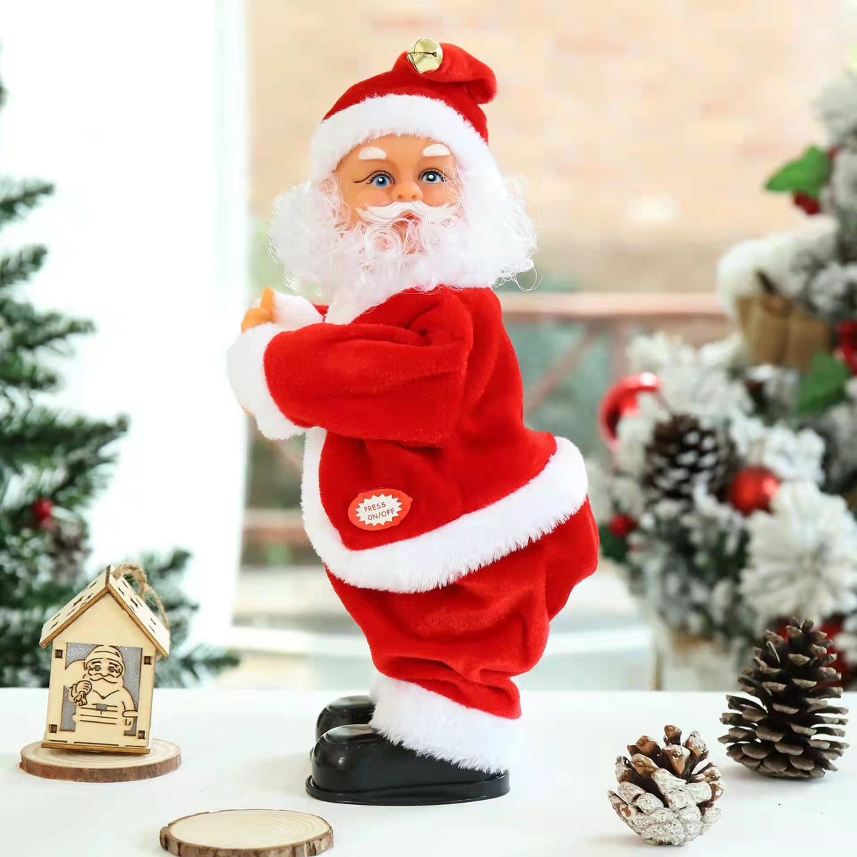 Der singende und tanzende Weihnachtsmann