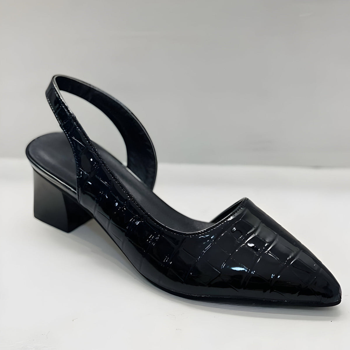 Damen Elegante Absatzschuhe mit Breiter Zehenpartie
