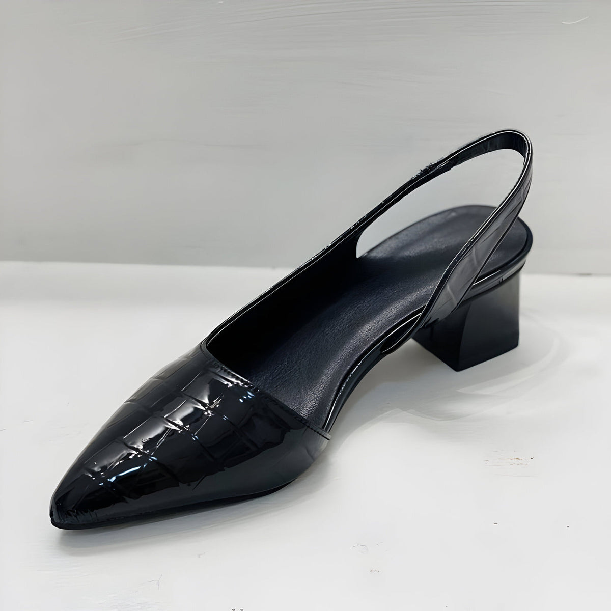 Damen Elegante Absatzschuhe mit Breiter Zehenpartie