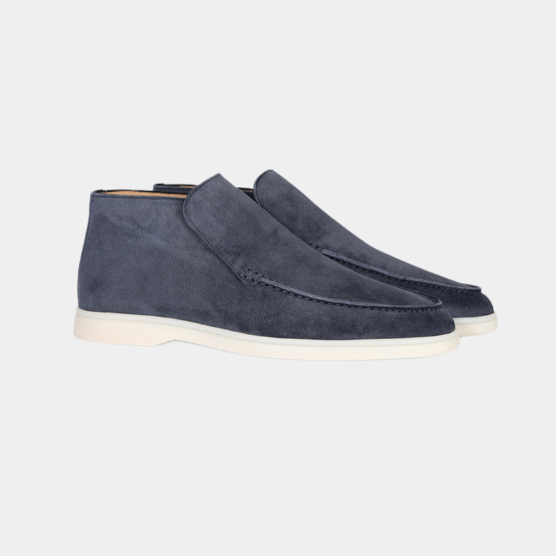 Eleganter Herren-Loafer aus Kalbswildleder