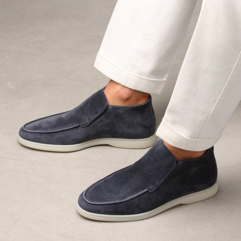 Eleganter Herren-Loafer aus Kalbswildleder