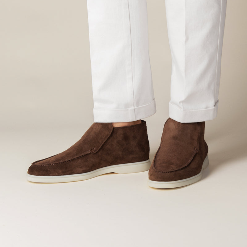 Eleganter Herren-Loafer aus Kalbswildleder