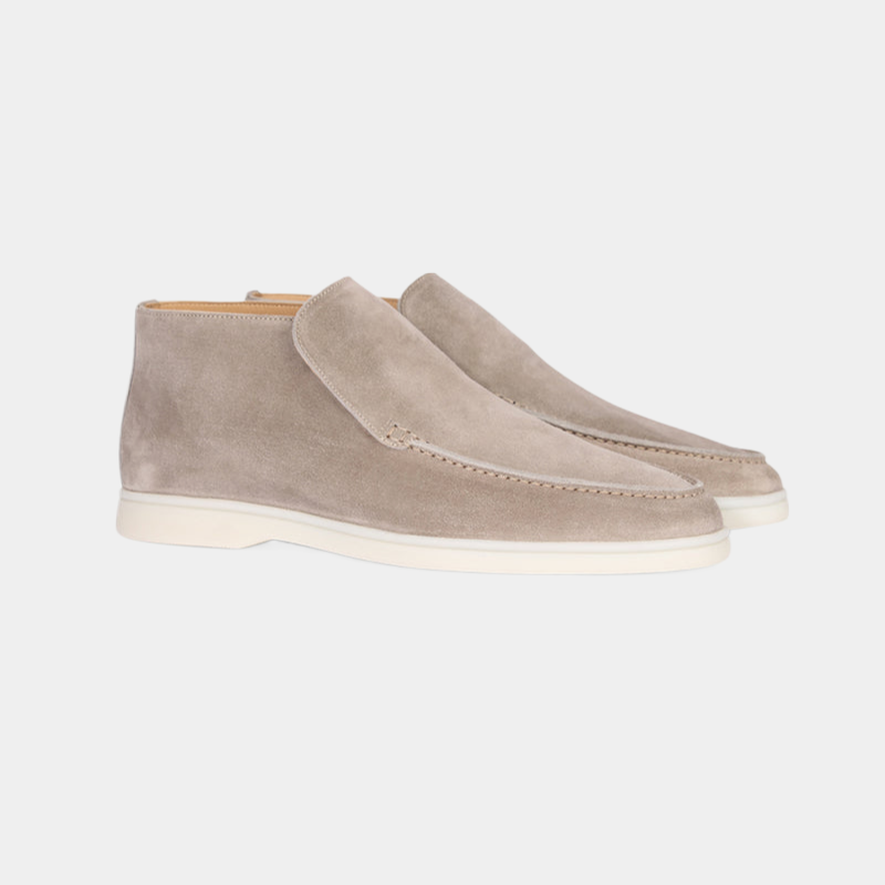 Eleganter Kalbs Suede Herren Loafer