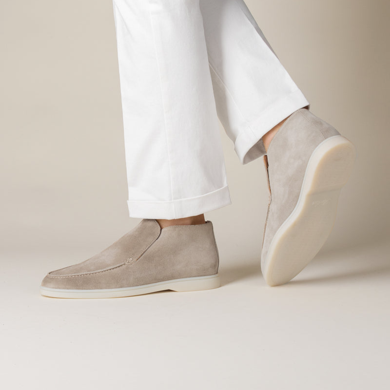 Eleganter Herren-Loafer aus Kalbswildleder