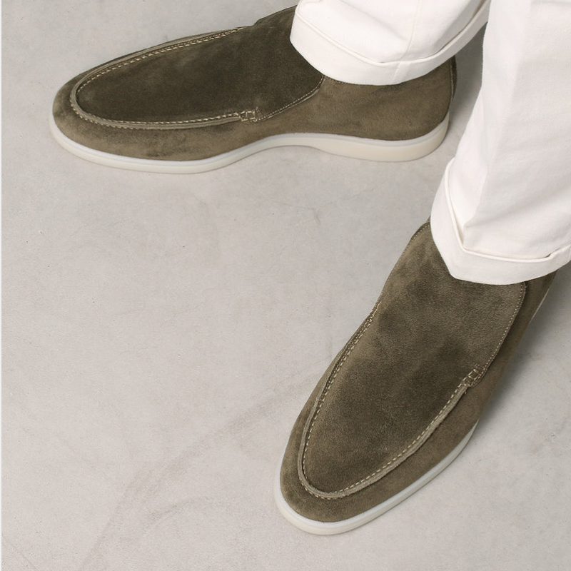 Eleganter Herren-Loafer aus Kalbswildleder