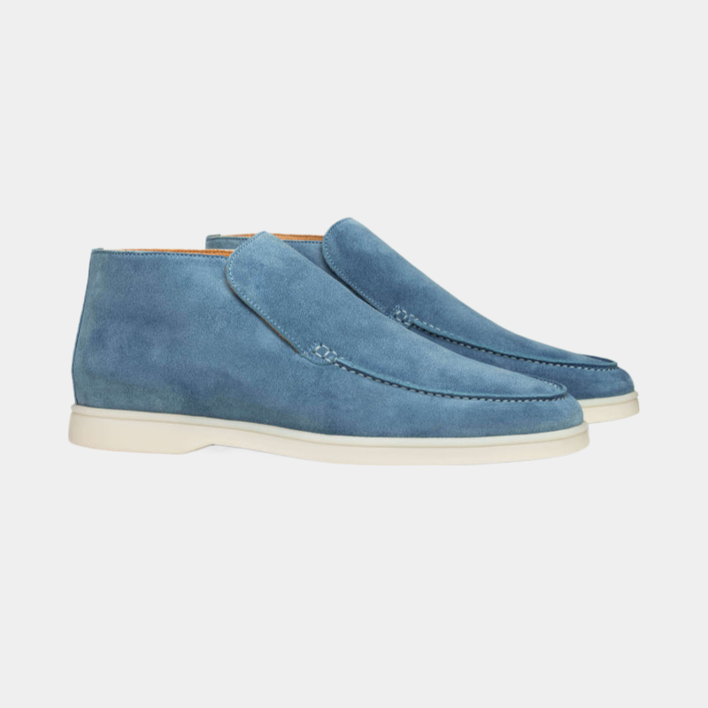 Eleganter Kalbs Suede Herren Loafer