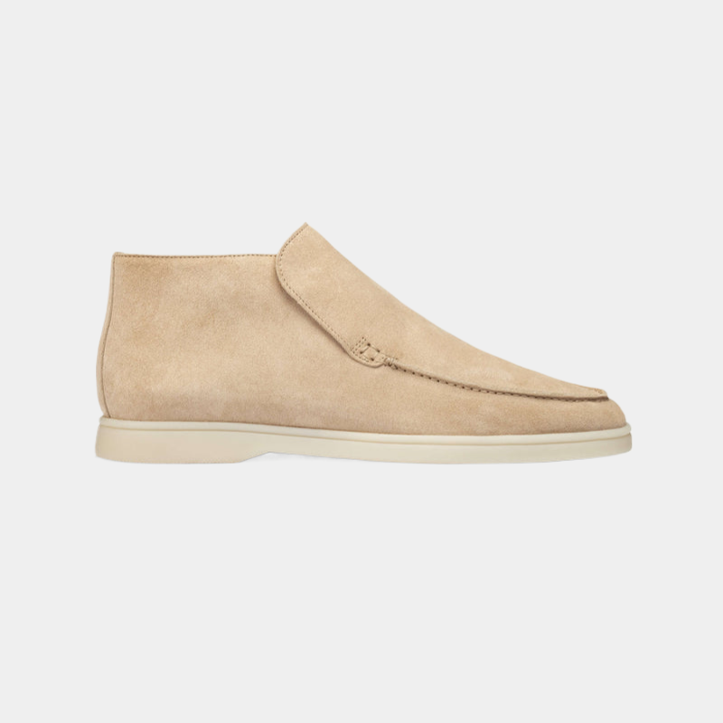 Eleganter Kalbs Suede Herren Loafer