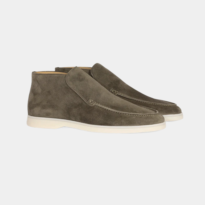 Eleganter Kalbs Suede Herren Loafer